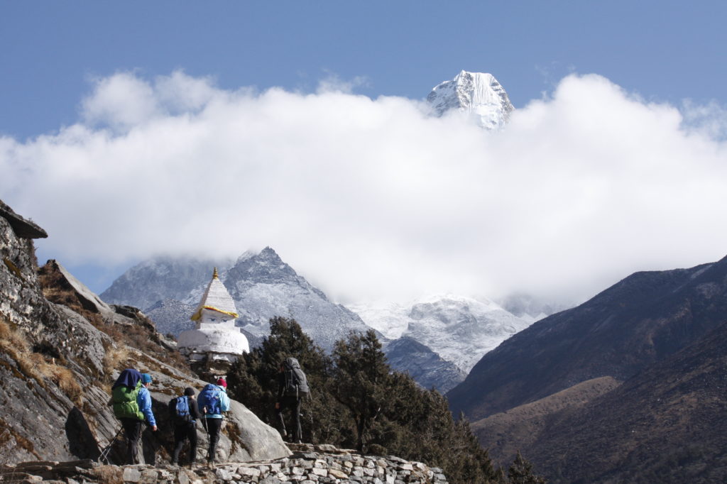 Heading toward Dingboche