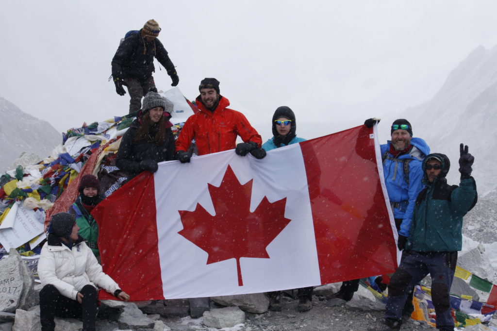 everest base camp trek with Canadian group