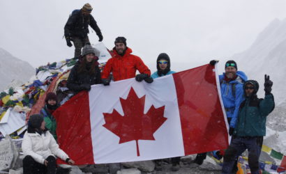 everest base camp trek with Canadian group