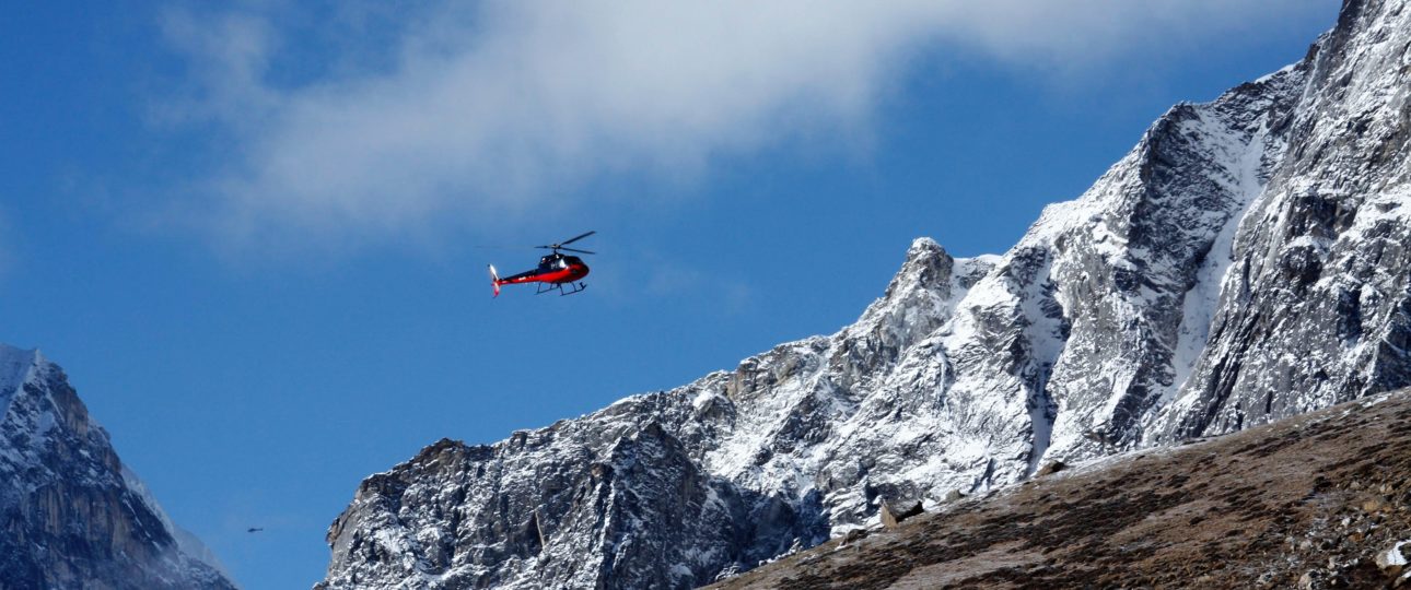 Everest trek insurance Helicopter rescues